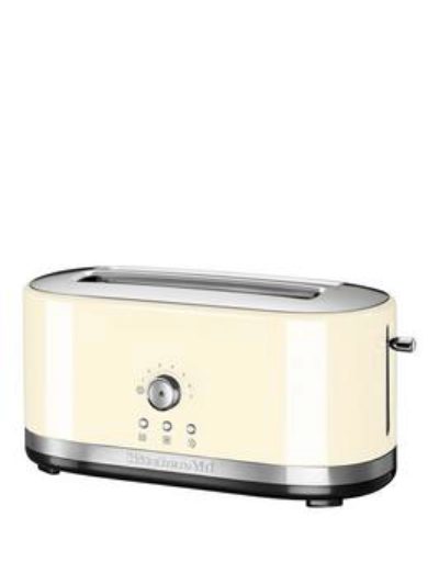 Kitchenaid 5Kmt4116Bac Long Slot Toaster - Cream Kitchenaid 5Kmt4116Bac Long Slot Toaster - Cream